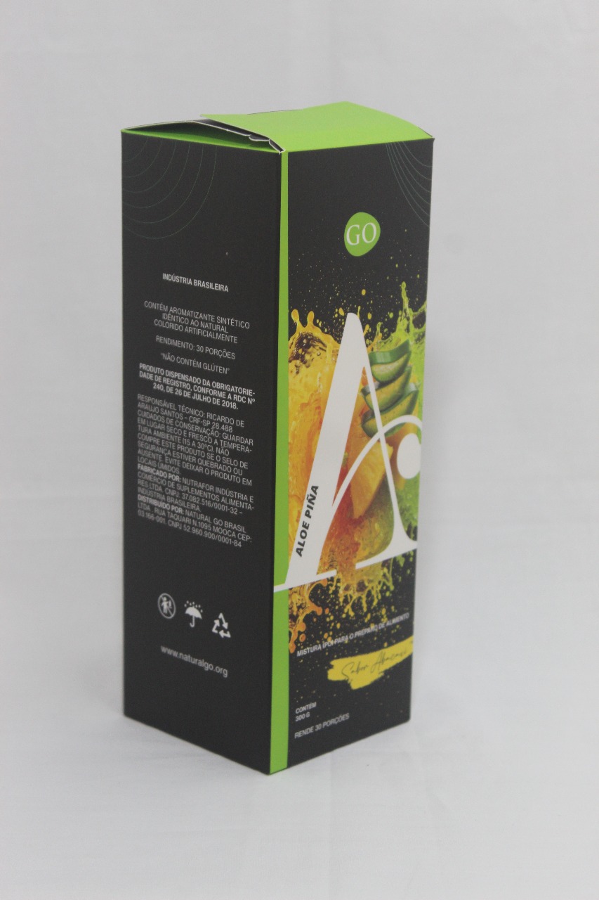 Aloe Piña — Preparo em pó